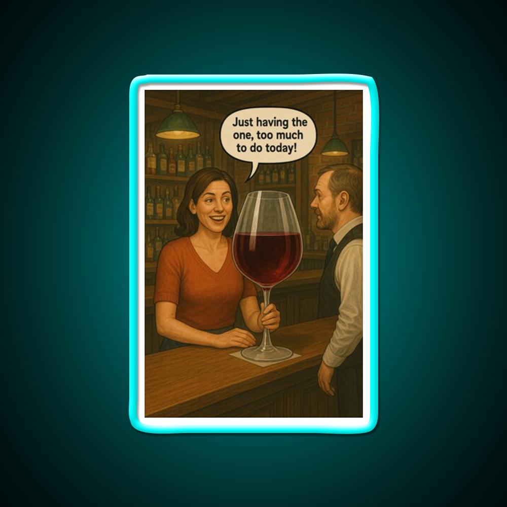 One For The Road Man Cave Bar Led Neon Sign Rgb Color