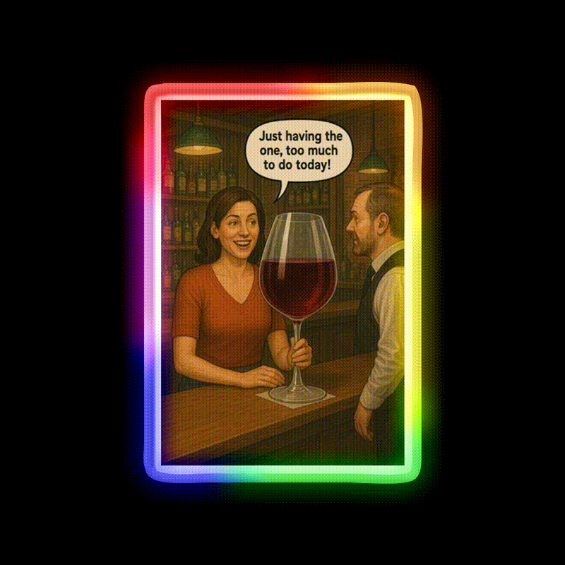 One For The Road Man Cave Bar Led Neon Sign Rgb Color