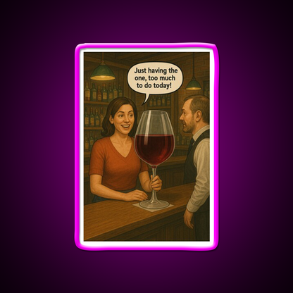 One For The Road Man Cave Bar Led Neon Sign Rgb Color