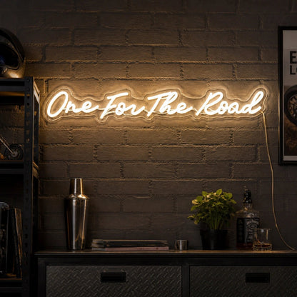 One For The Road Script Garage Neon Sign Vintage LED Neon Sign - Shineneon