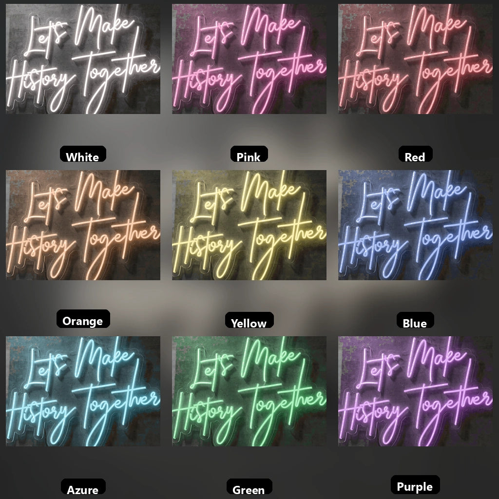 One LED Neon Sign - 05 Color Grid