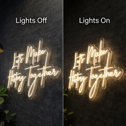 One LED Neon Sign - 06 Day Night Comparison