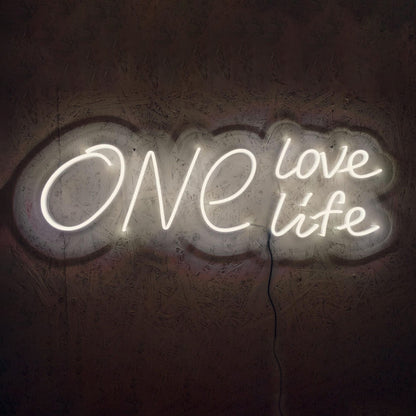 One Love One Life Wedding Neon Sign | Shineneon