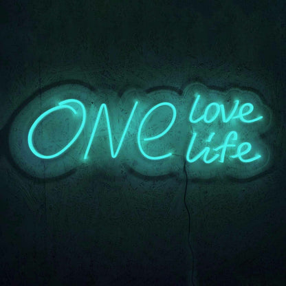 One Love One Life Wedding Neon Sign | Shineneon