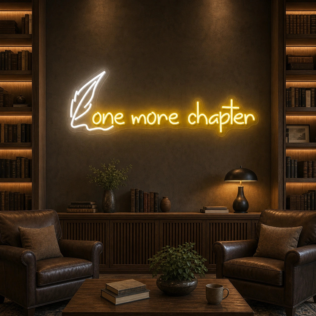 One More Chaplen LED Neon Sign Garage Man Cave Neon Sign size image