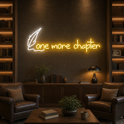 One More Chaplen LED Neon Sign Garage Man Cave Neon Sign size image