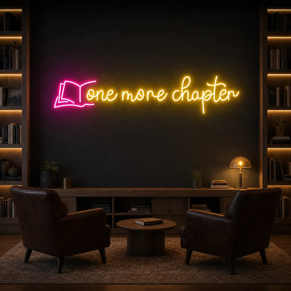 One More Charter LED Neon Sign Garage Man Cave Neon Sign size image