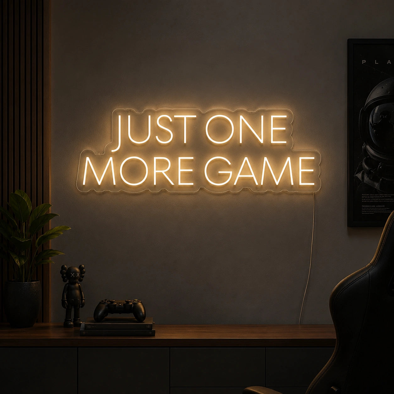 One More Game Neon Sign LED Neon Sign high-converting product image