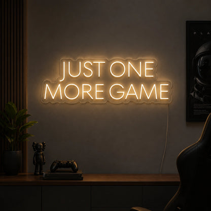 One More Game Neon Sign LED Neon Sign high-converting product image