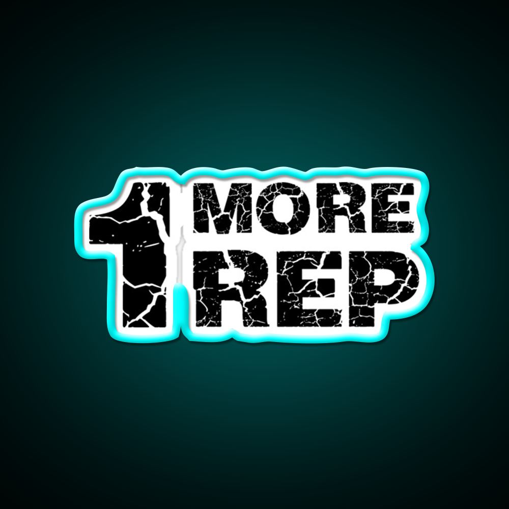 One More Rep Gym Fitness Led Neon Sign Rgb Color