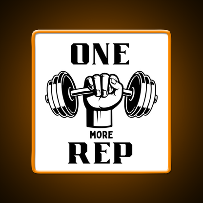 One More Rep Gym Fitness Led Neon Sign Gym Room Sign Rgb Color