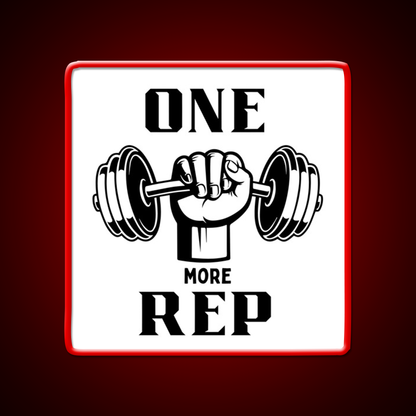One More Rep Gym Fitness Led Neon Sign Gym Room Sign Rgb Color