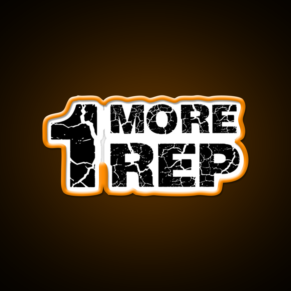 One More Rep Gym Fitness Led Neon Sign Rgb Color