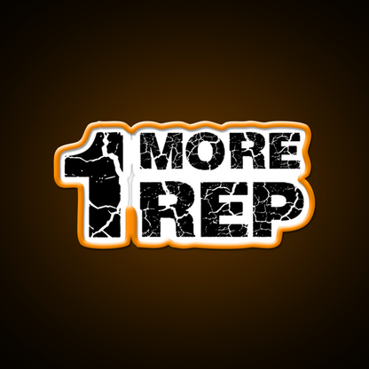 One More Rep Gym Fitness Led Neon Sign Rgb Color