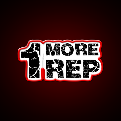 One More Rep Gym Fitness Led Neon Sign Rgb Color