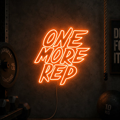One More Rep Neon Sign LED Neon Sign high-converting product image