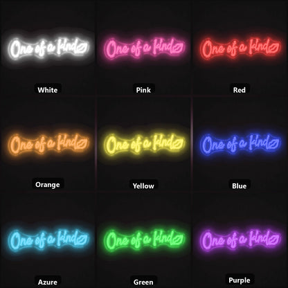 One Of The Things LED Neon Sign Garage Man Cave Neon Sign color grid