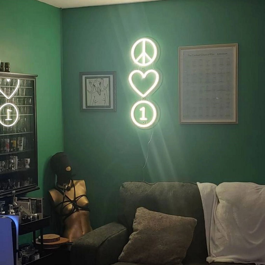 One Peace Love Led Sign Business Neon Sign - Shineneon