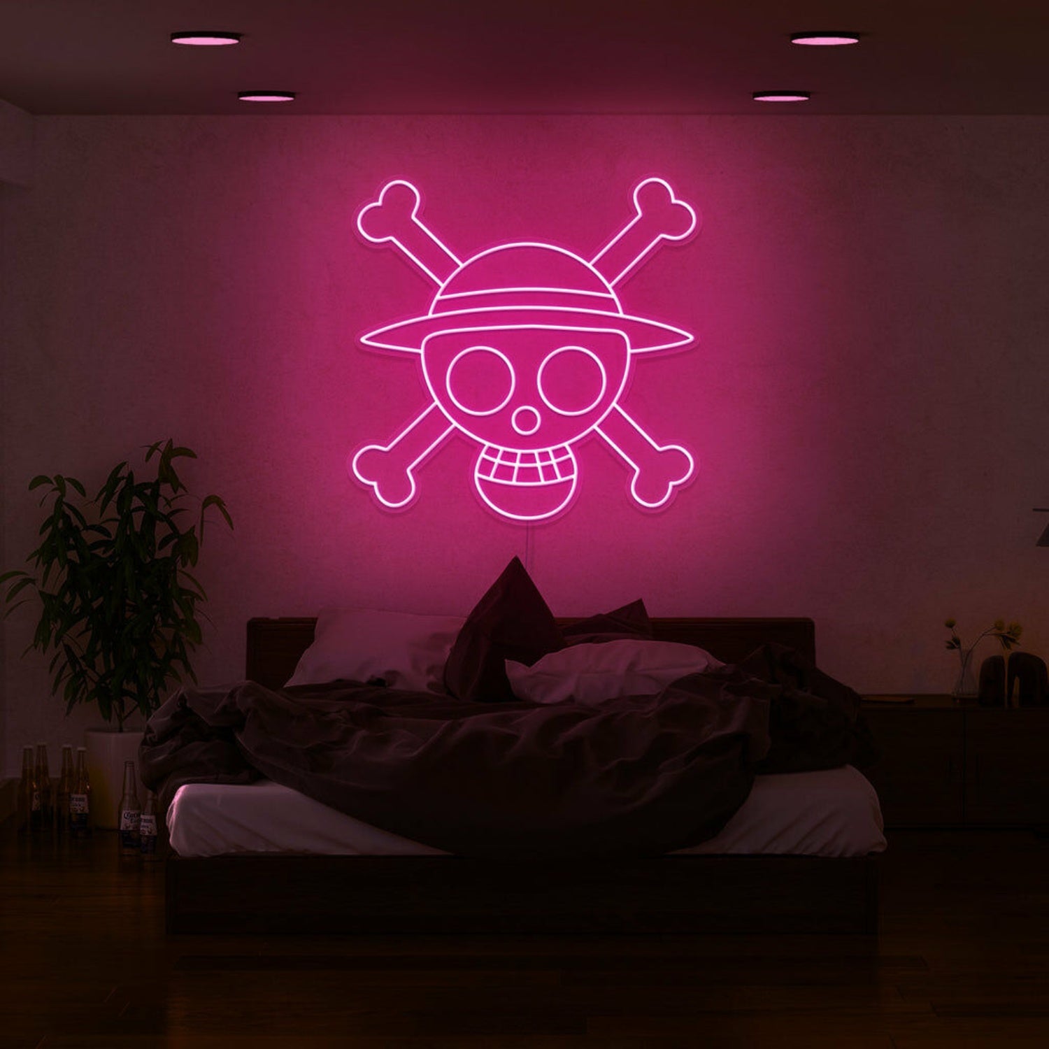 One Piece Skull Neon Sign | Shineneon