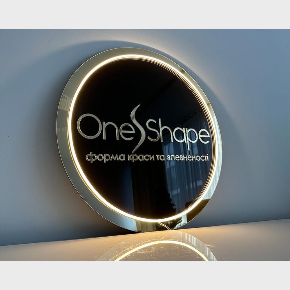 One Shape Studio Acrylic Business Logo Sign - Shineneon