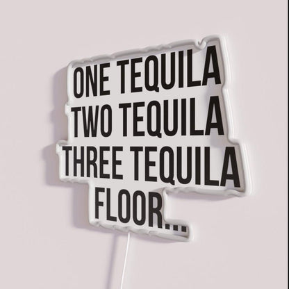 One Two Three Floor Rgb Led Neon Sign - Shineneon