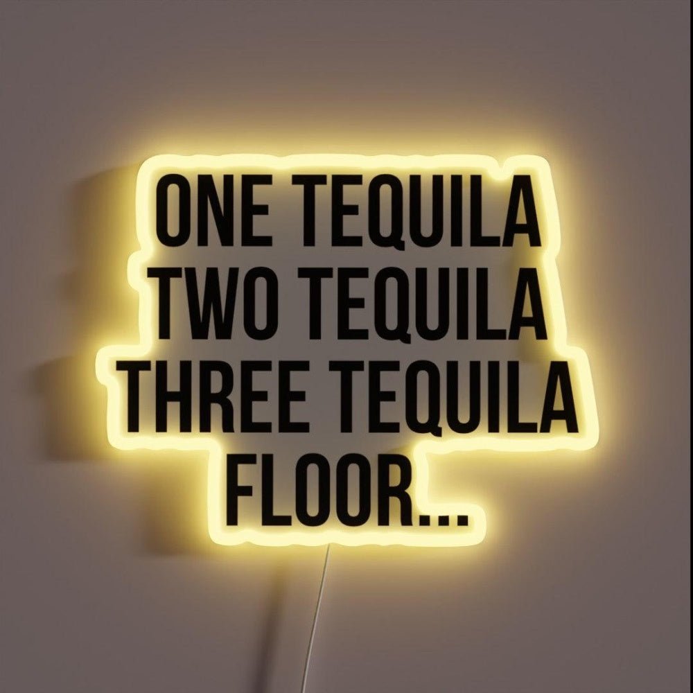 One Two Three Floor Rgb Led Neon Sign - Shineneon