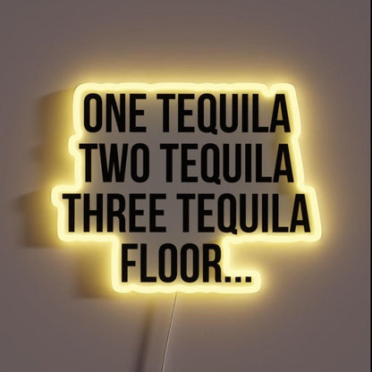 One Two Three Floor Rgb Led Neon Sign - Shineneon