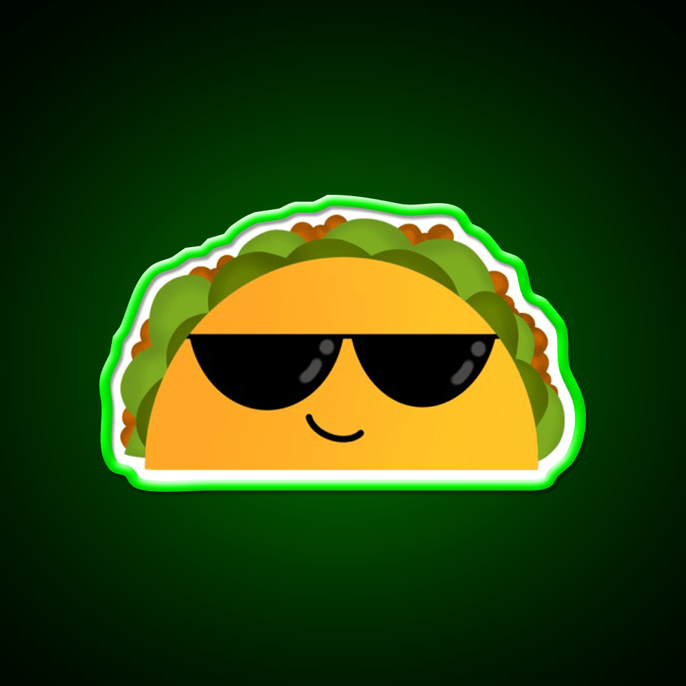 Onestealthytaco Merch Taco Led Neon Sign Mexican Food Sign Rgb Color - Shineneon