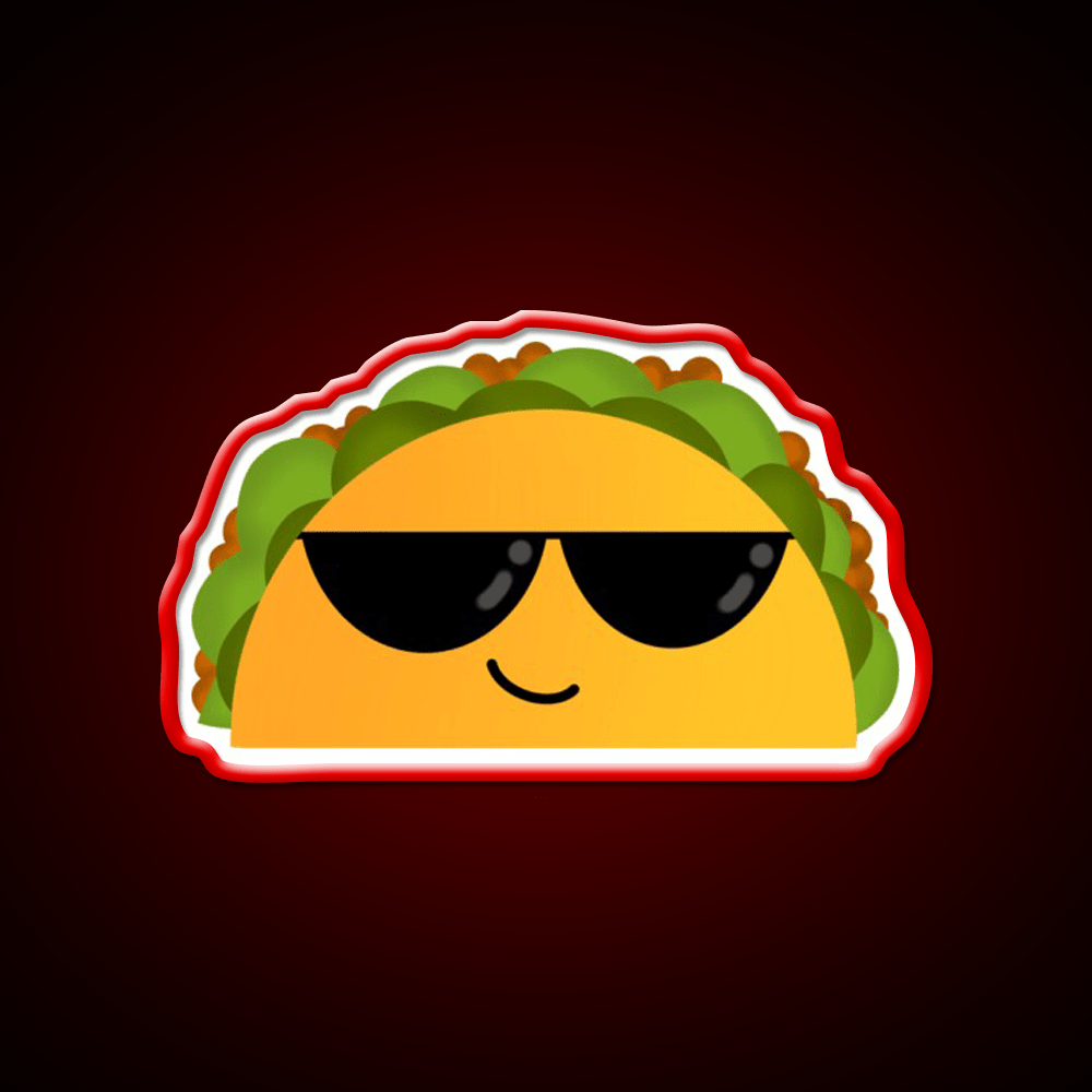 Onestealthytaco Merch Taco Led Neon Sign Mexican Food Sign Rgb Color - Shineneon