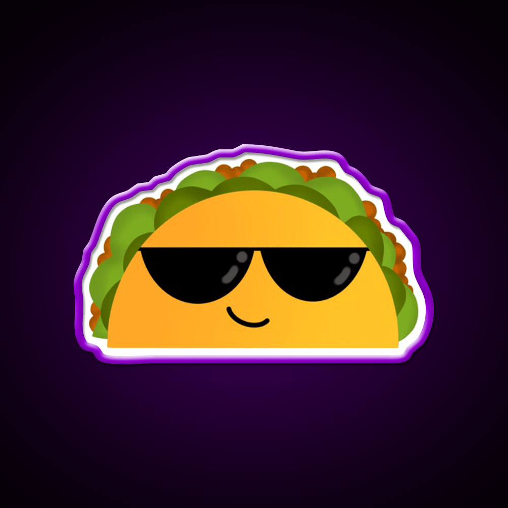 Onestealthytaco Merch Taco Led Neon Sign Mexican Food Sign Rgb Color - Shineneon