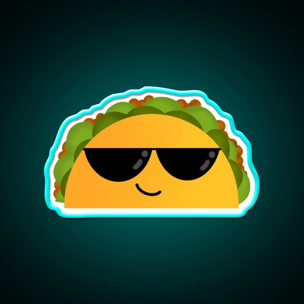 Onestealthytaco Merch Taco Led Neon Sign Mexican Food Sign Rgb Color - Shineneon