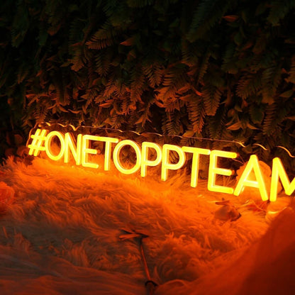 Onetoppteam Orange Led Neon Sign - Shineneon