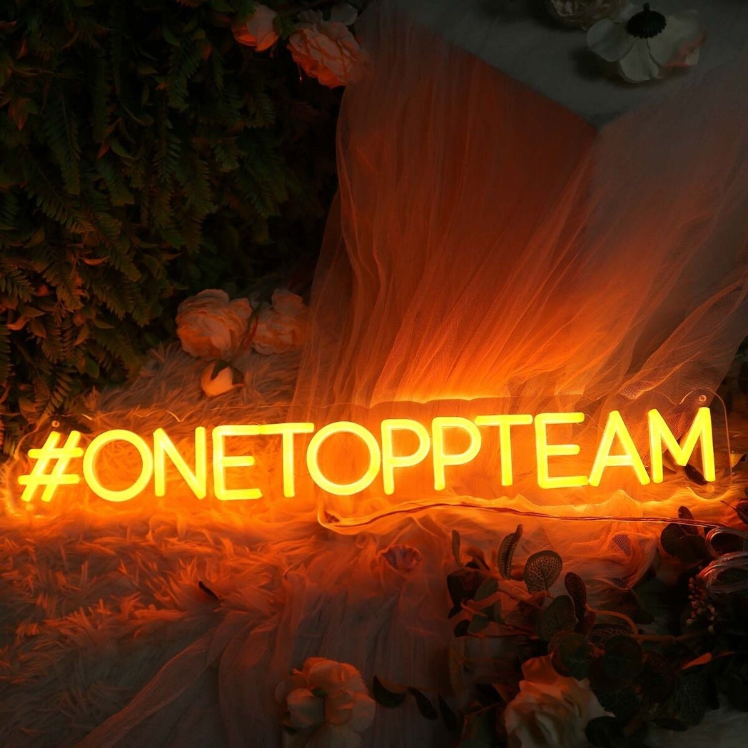Onetoppteam Orange Led Neon Sign - Shineneon