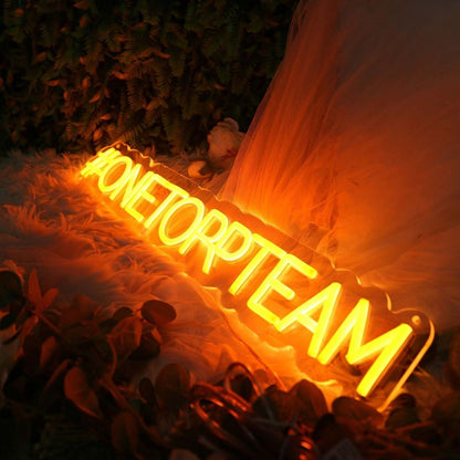 Onetoppteam Orange Led Neon Sign - Shineneon