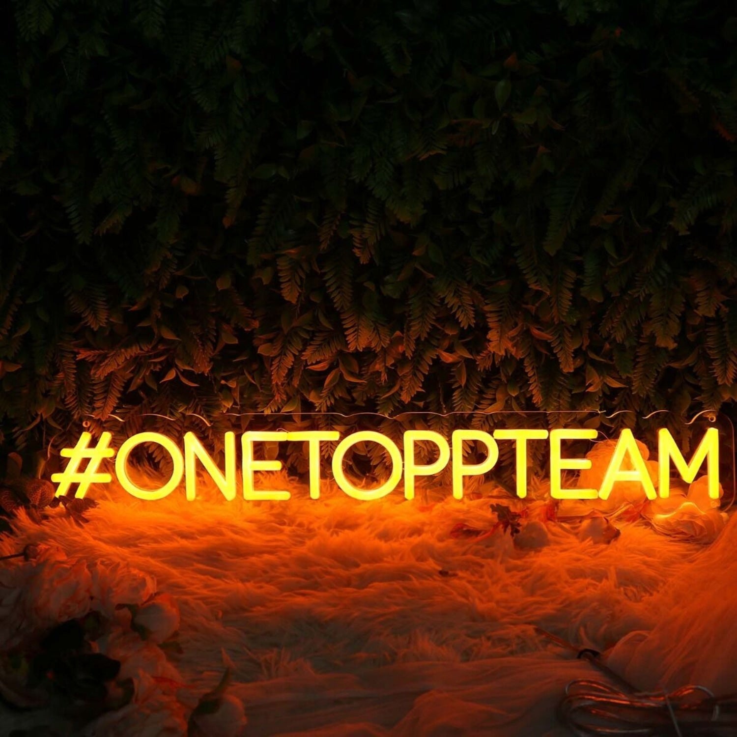 Onetoppteam Orange Led Neon Sign - Shineneon