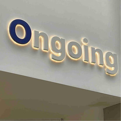 Ongoing 3D Backlit Channel Letters Led Light Sign - Shineneon