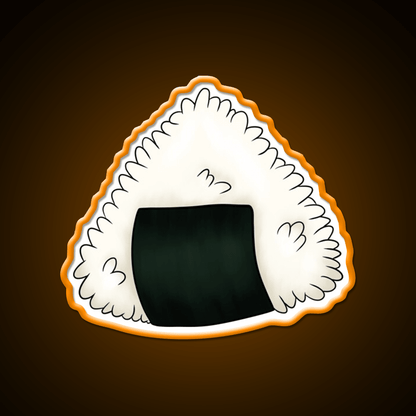 Onigiri Snack Food Led Neon Sign Rgb Color - Shineneon