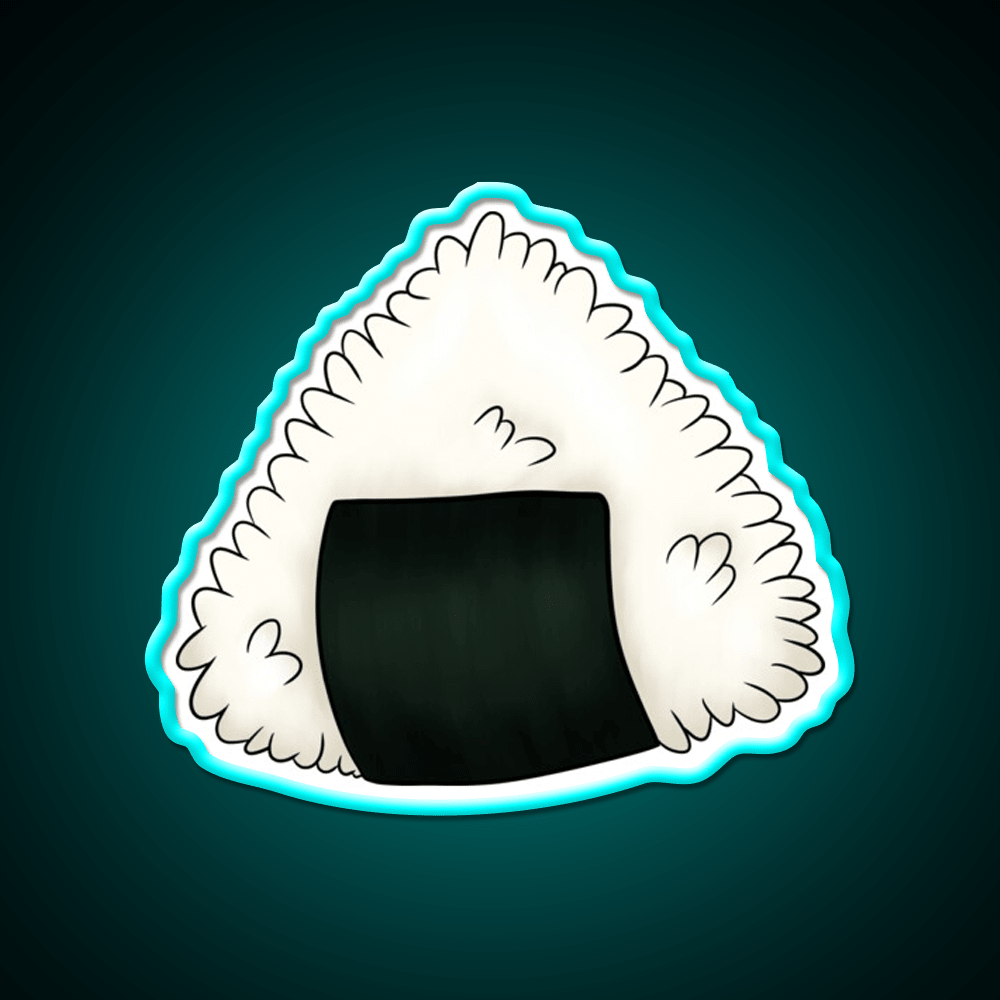 Onigiri Snack Food Led Neon Sign Rgb Color - Shineneon