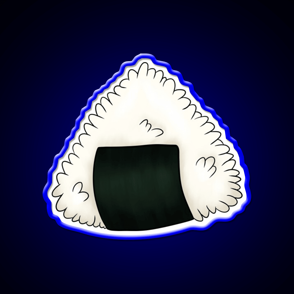 Onigiri Snack Food Led Neon Sign Rgb Color - Shineneon