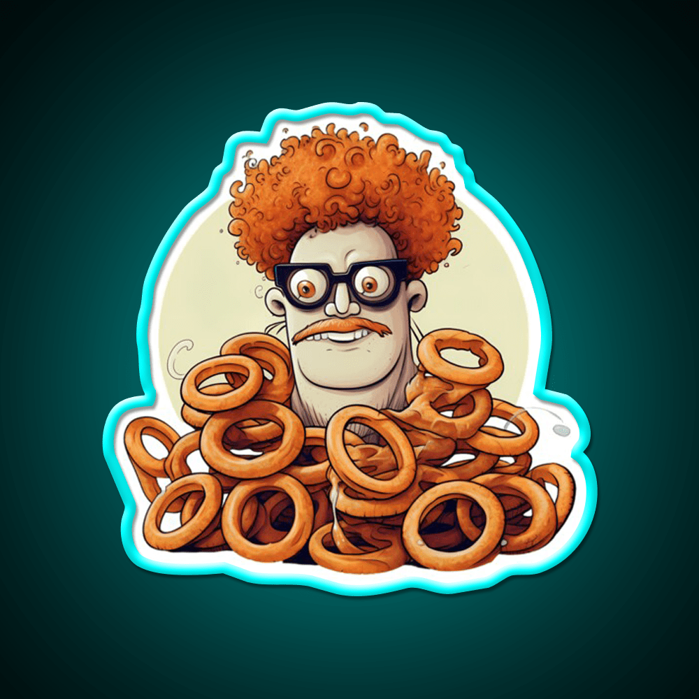 Onion Rings Snack Food Led Neon Sign Rgb Color - Shineneon