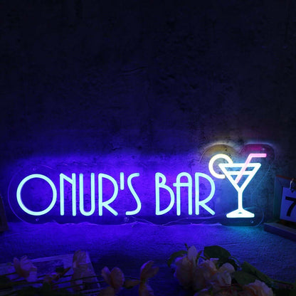 Onurs Bar Blue Led Neon Sign | Shineneon