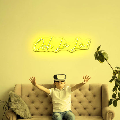 Ooh La La Funny Neon Sign Wall Decor