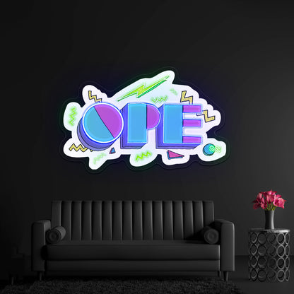 Panda Oversized Holiday Sweater Artwork Led Neon Signs