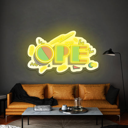 Panda Oversized Holiday Sweater Artwork Led Neon Signs