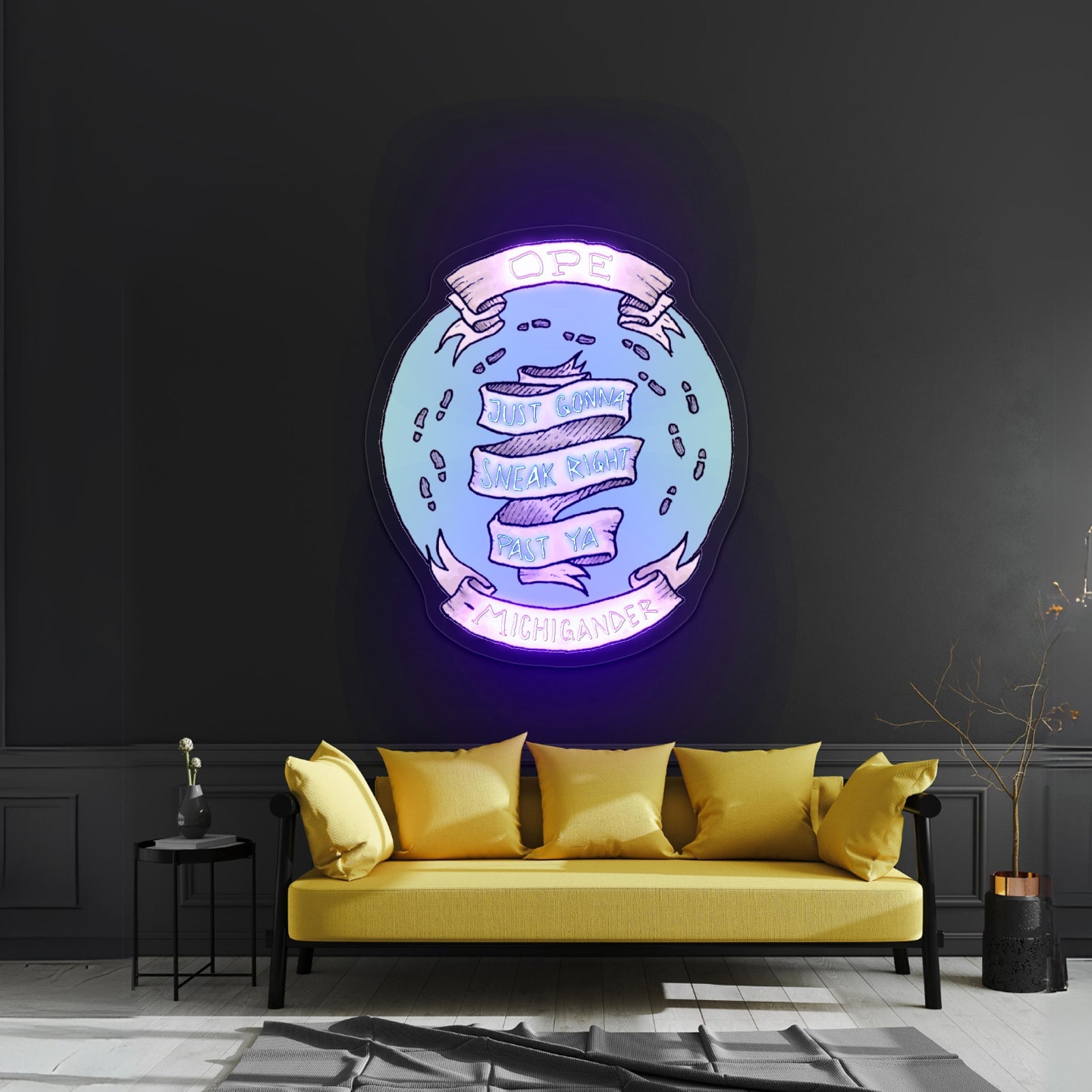 Ope Just Gonna Sneak Right Past Ya Artwork Led Signs For Business - Shineneon
