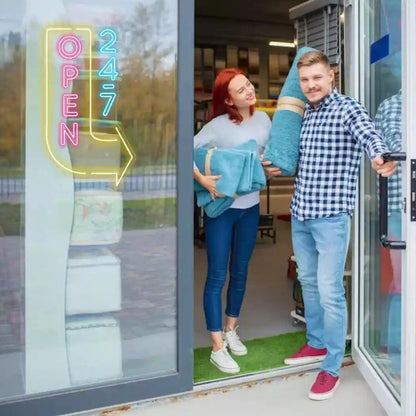 Open 24 7 Business Led Neon Sign | Shineneon