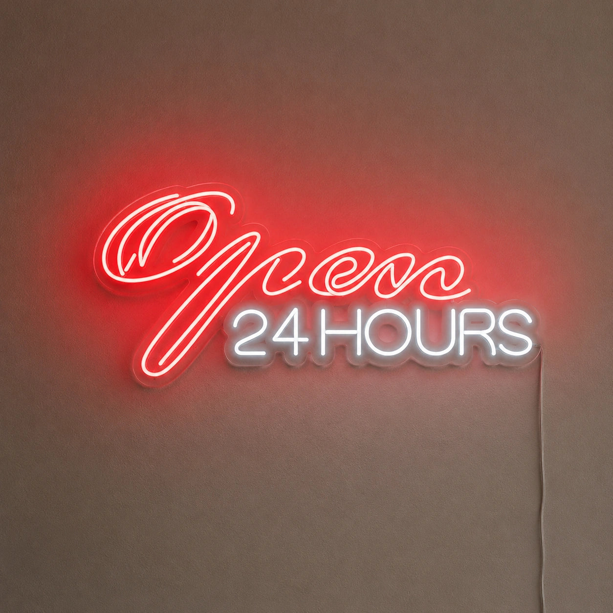 Open 24 Hours Lounge Neon Sign LED Neon Sign main product image