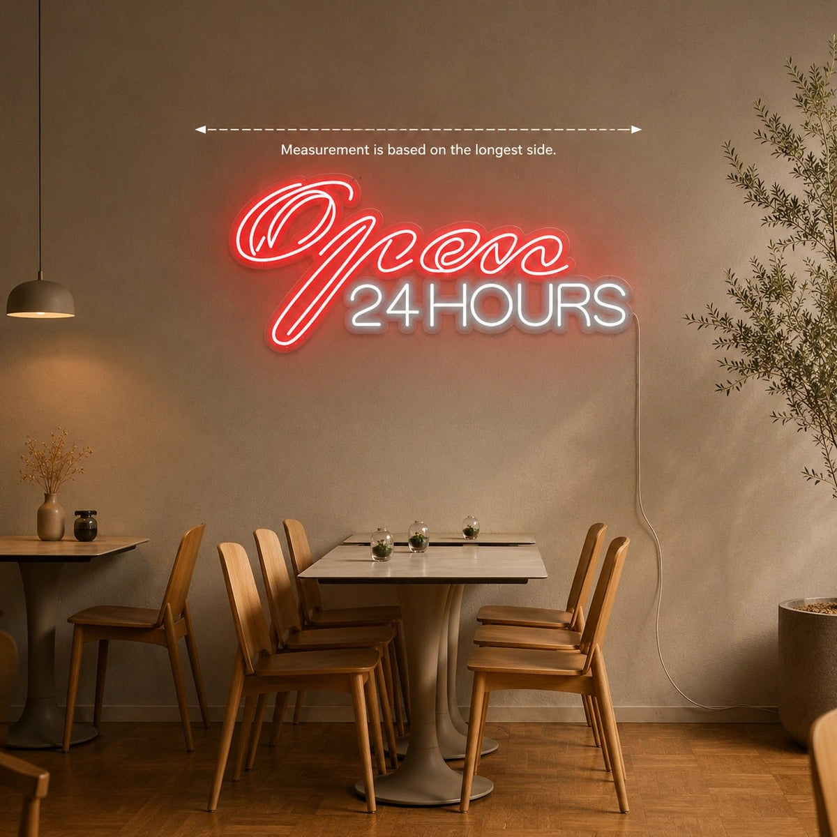 Open 24 Hours Man Cave LED Neon Sign - Shineneon