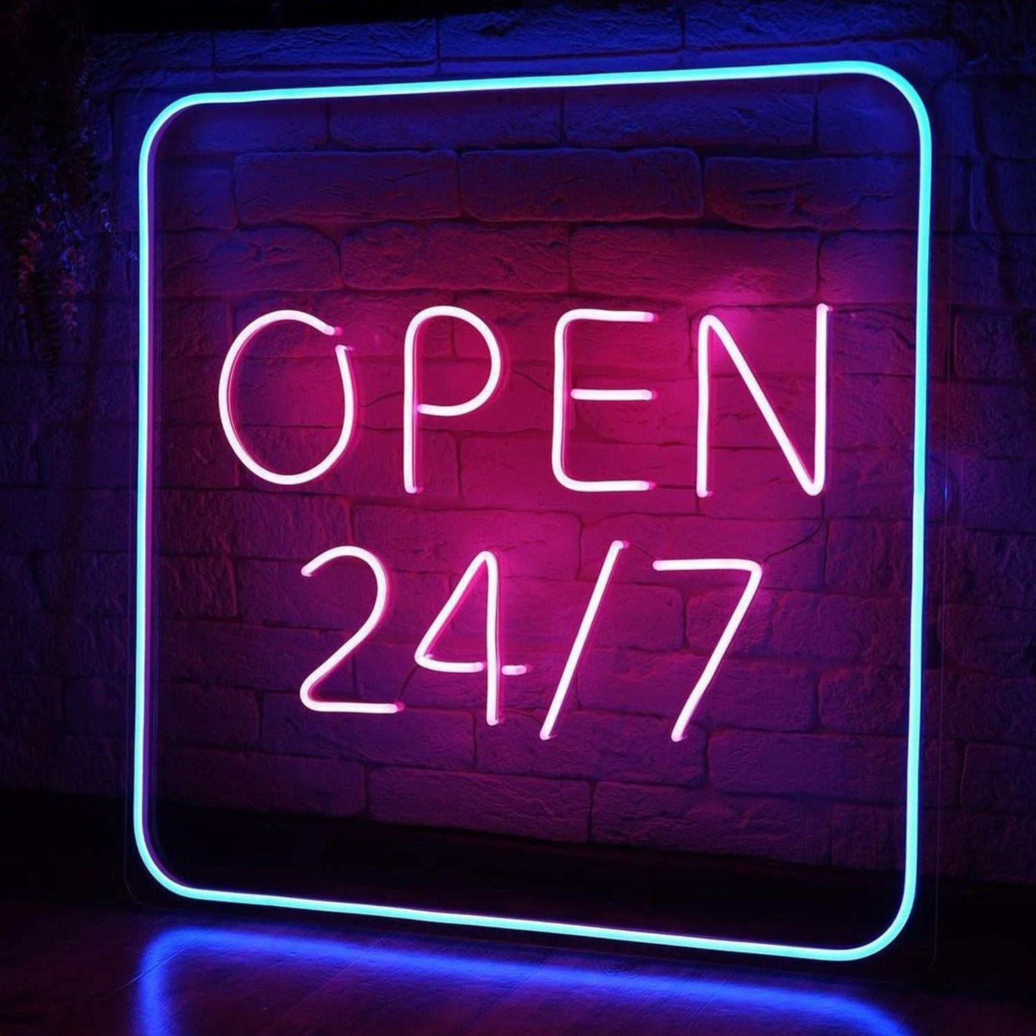 Open 247 Neon Sign Business Decorations | Shineneon