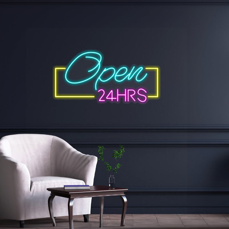 Open 24H Led Sign | Shineneon